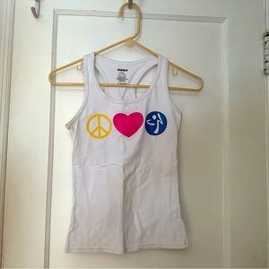 Zumba racer back tank